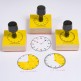 Analog Wooden Clock Stamps - Set of 3 