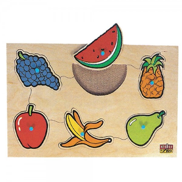 Colour Peg Puzzle - Fruits