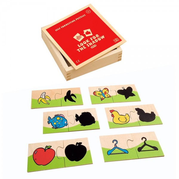 Wooden Matching Puzzles - Shadow