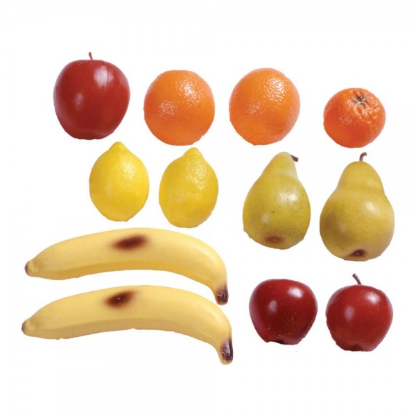 Fruits Set- Natural Size -12 Pcs