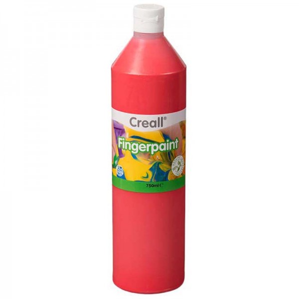 Creall - Washable Fingerpaints 750ml - Red