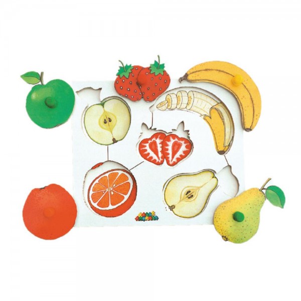 What’s Inside Wooden Puzzle Food Set - Fruits