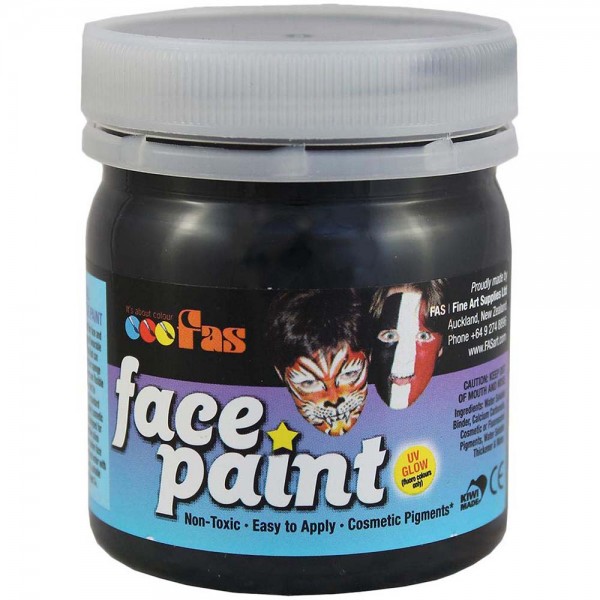 Face & Body Paints 120ml - Black