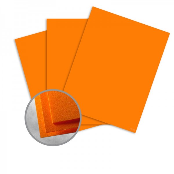 Orange Colour Card A4 - Pack Of 100