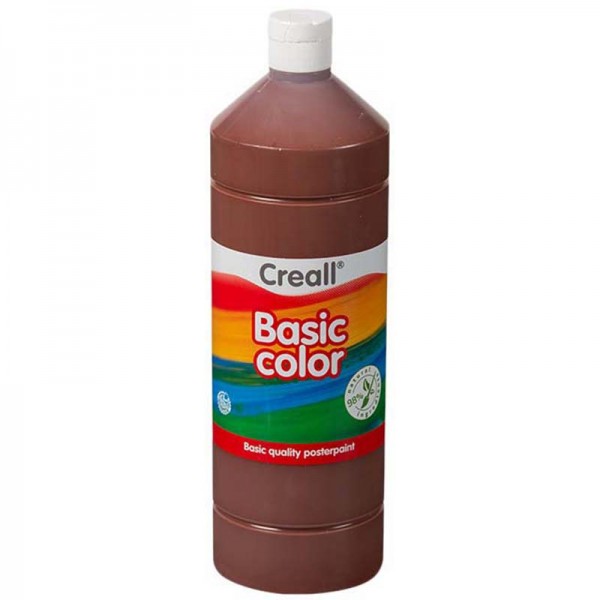 Creall - Basic Poster Paint 1L - Brown